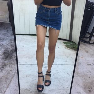 Strappy chunky heel sandals